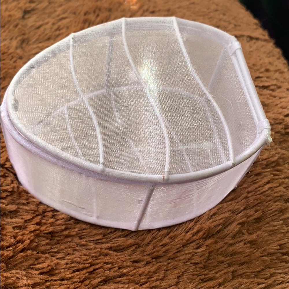 Purple Egg Mesh Container